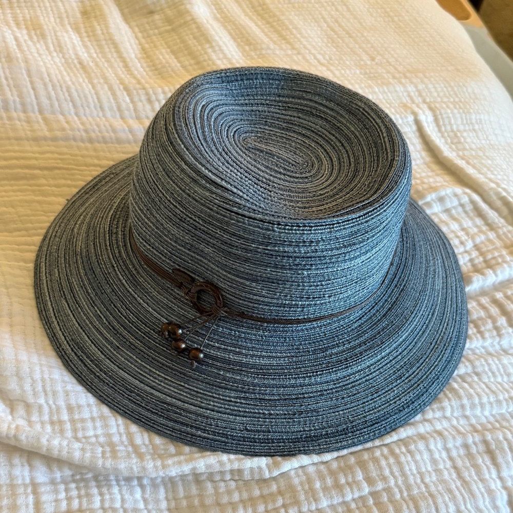 Kooringal Australia Blue Braided Packable Sun Hat - 100% Polyester (Like New) - Picture 4 of 7